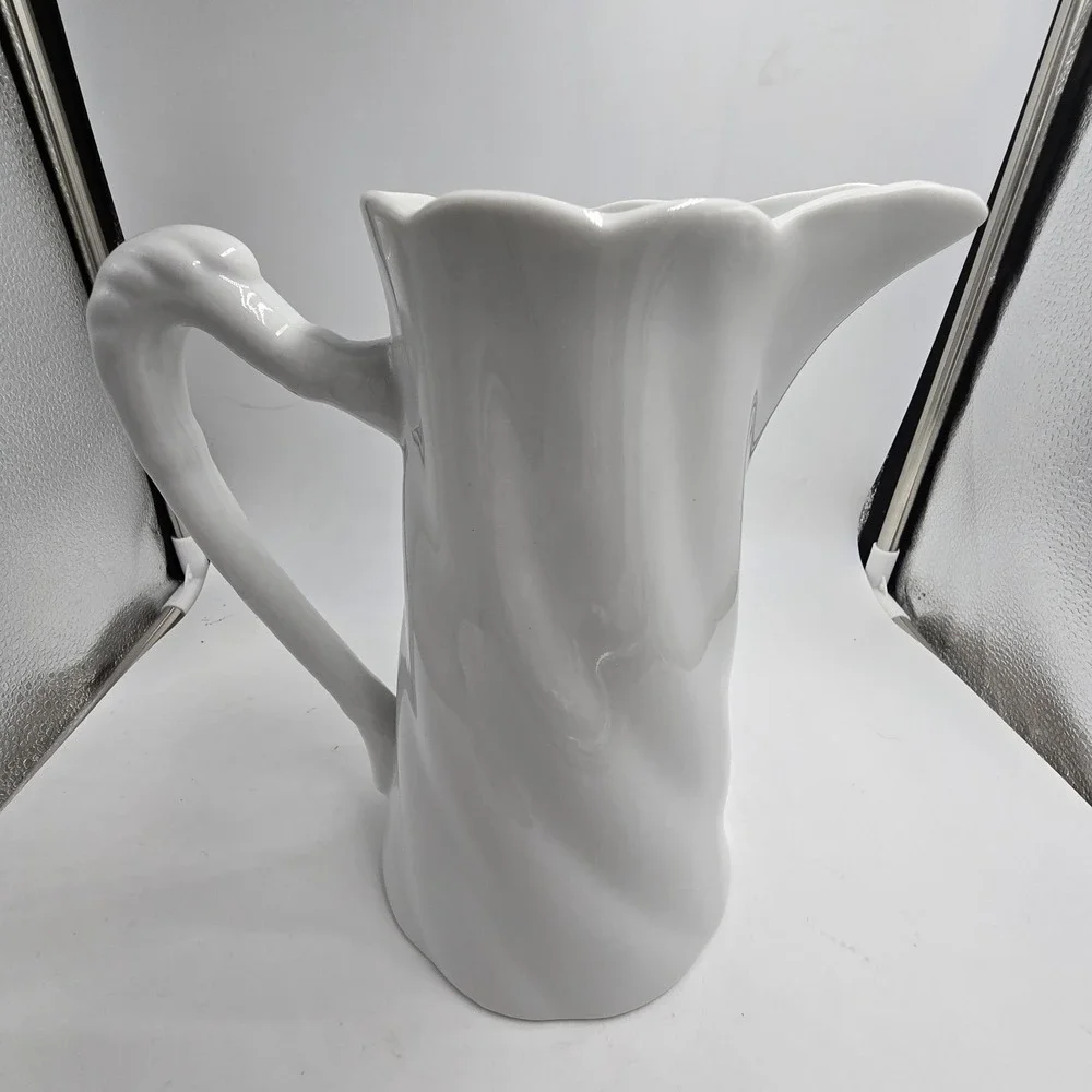 Porcellana De Paris White Pitcher 8